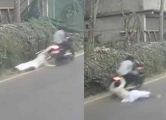 മൊബൈൽ കവർച്ചാ സംഘം അതിഥി തൊഴിലാളിയെ റോഡിലൂടെ വലിച്ചിഴച്ചു Cruelty-against-migrant-worker