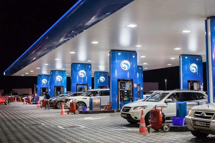 Petrol-station-in-Dubai UAE-FUEL-PRICE