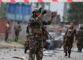 Afghan security officer killed