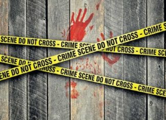 hacked to death