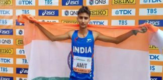 ലോക ജൂനിയർ അത്ലറ്റിക് ചാമ്പ്യൻഷിപ്; ഇന്ത്യയുടെ അമിത് ഖാത്രിക്ക് വെള്ളി നേട്ടം India's Amit Khatri wins historic silver