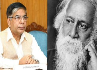 ഇരുണ്ട നിറമുള്ള ടാഗോർ; വംശീയ പരാമര്ശവുമായി കേന്ദ്രമന്ത്രി Tagore_Subhash sarkkar