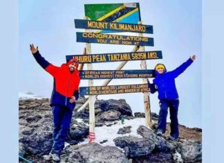 മനോധൈര്യവും ഇച്ഛാശക്തിയും ലക്ഷ്യത്തിൽ എത്തിച്ചു; കിളിമഞ്ചാരോ കീഴടക്കി കണ്ണൂരിലെ ദമ്പതികൾ Kannur-couple-in-Kilimanjaro