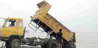 dumping-waste in Ponnani