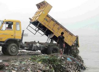 dumping-waste in Ponnani