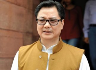 മന്ത്രി കിരൺ റിജ്ജു ബുധനാഴ്ച എത്തില്ല; മുനമ്പം അഭിനന്ദൻ സഭ മാറ്റിവെച്ച് എൻഡിഎ Kiren Rijiju