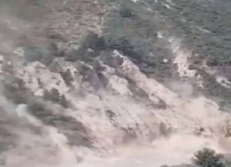 Landslide in china