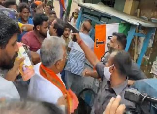 ദിലീപ് ഘോഷിന് നേരെ ആക്രമണം; പിന്നിൽ തൃണമൂലെന്ന് ബിജെപി dilip_ghosh
