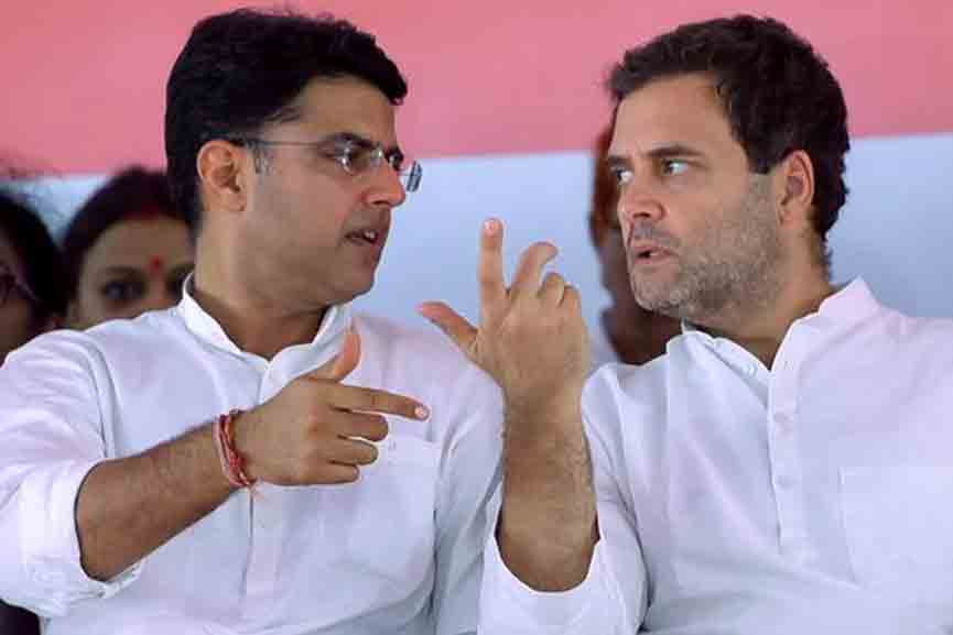 Rahul-Gandhi,-Sachin-Pilot Sachin-Pilot met Rahul Gandhi and Priyanka Gandhi