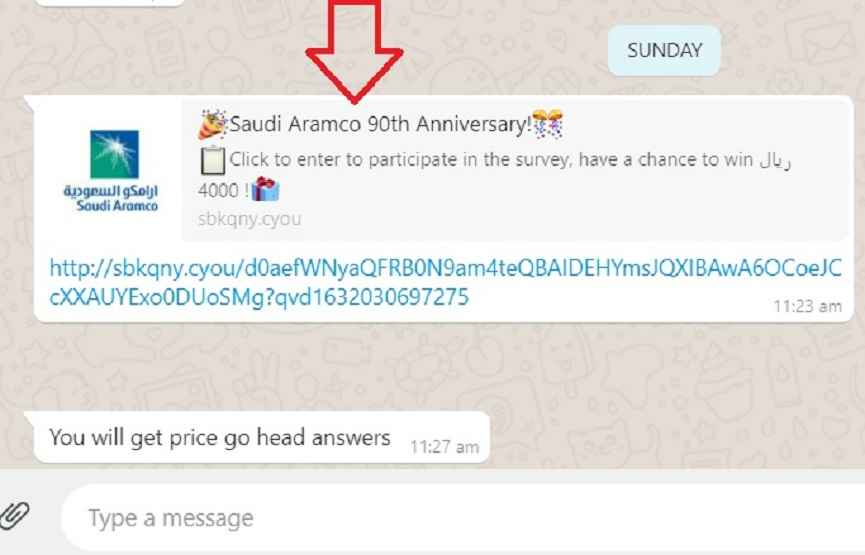 fraud in the name of Saudi Aramco