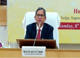 നമ്മുടേത് കൊളോണിയല് നിയമ വ്യവസ്ഥ; ചീഫ് ജസ്റ്റിസ് എന്വി രമണ cji-nv-ramana