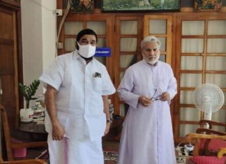 വിദ്വേഷ പ്രചാരകന് ഗുഡ് സർട്ടിഫിക്കറ്റ്; വിഎൻ വാസവന് എതിരെ സമസ്ത pala-bishop-vn-vasavan
