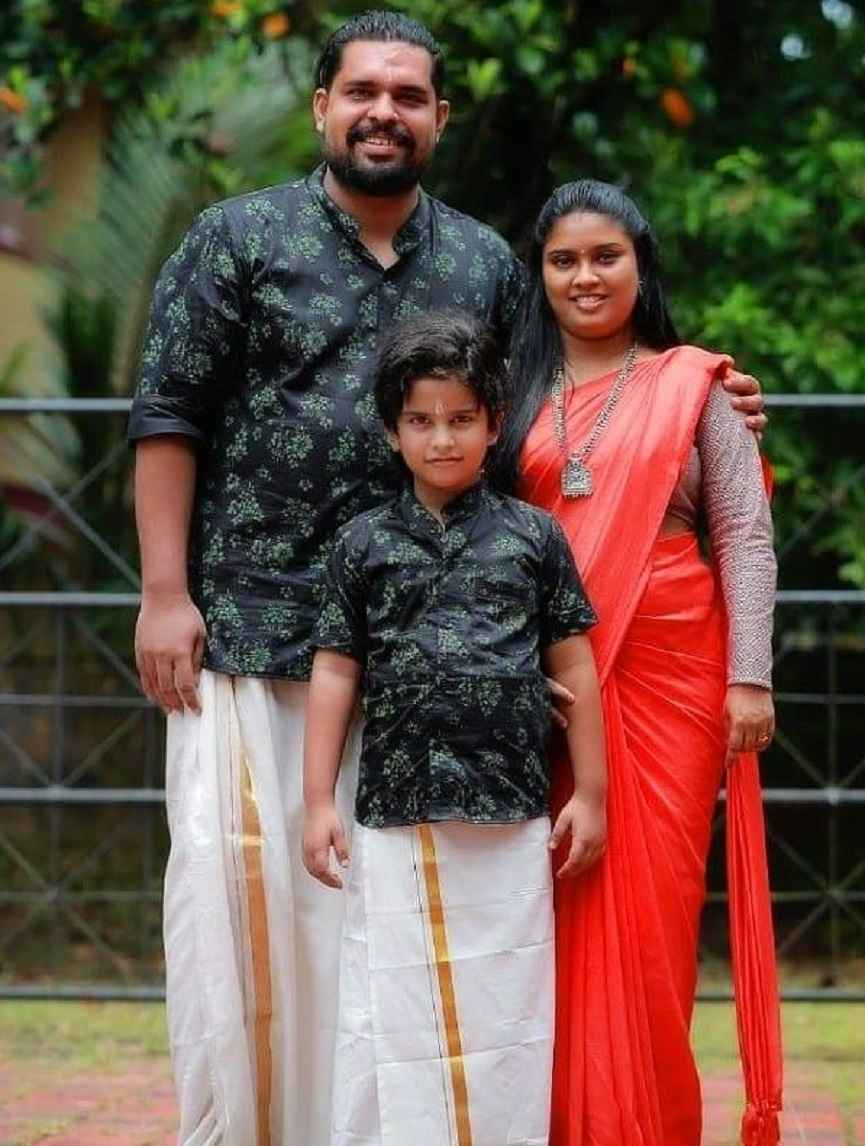 Rohit Usha Raj and family