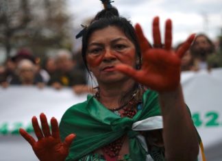 BRAZIL-FIRE-DEFORESTATION-AMAZON-PROTEST