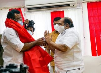 അനിൽ കുമാർ സിപിഎമ്മിൽ; സ്വീകരിച്ച് കോടിയേരി kp anil kumar in cpim