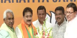 congress mla rajkumar joins bjp