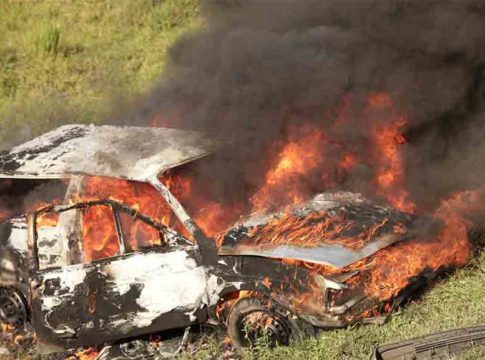 vehicle-caught-fire