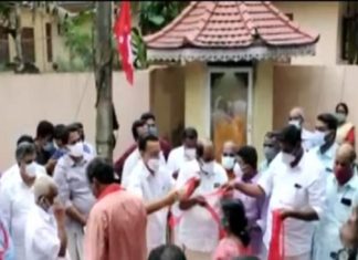 കോവിഡ് മാനദണ്ഡം ലംഘിച്ച് തിരുവല്ലയില് സിപിഐഎം സമ്മേളനം covid violation cpim