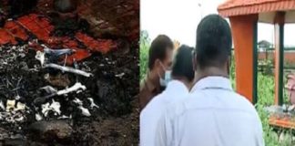 കെജി മാരാരുടെ സ്മൃതി മന്ദിരത്തിന് മുന്നിൽ നായയെ കത്തിച്ചു; ഗൂഢാലോചന ആരോപിച്ച് ബിജെപി