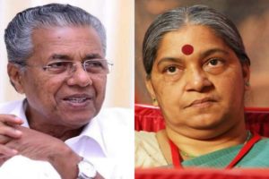 Pinarayi Vijayan and annie raja