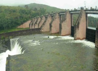 A Slight Decrease In The Water Level In Mullapperiyar Dam