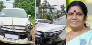 Minister-Chinchurani's-vehicle-met-with-an-accident