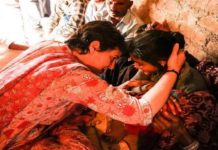 ലളിത്പൂരിൽ മരിച്ച കർഷകരുടെ കുടുംബങ്ങളെ സന്ദർശിച്ച് പ്രിയങ്ക ഗാന്ധി priyanka Gandhi in up