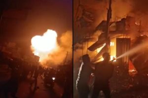 Accident during fireworks display at a temple in Azhikode, Kannur