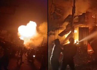 Accident during fireworks display at a temple in Azhikode, Kannur