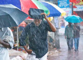 വ്യാഴാഴ്ച വരെ ഇടിമിന്നലോട് കൂടിയ ശക്തമായ മഴക്ക് സാധ്യത Chance of heavy rain in the state