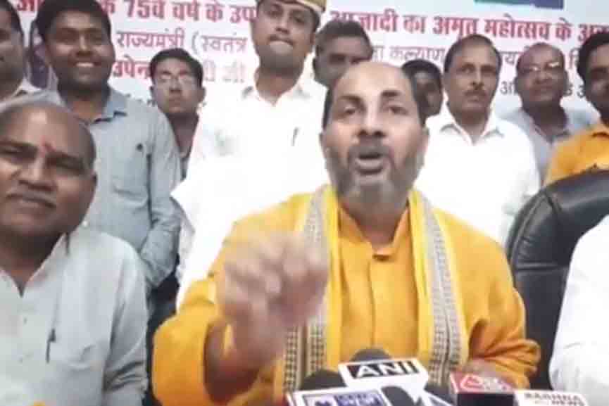 UP-minister UP minister says 95% of Indians do not need petrol