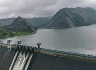 ജലനിരപ്പ് കുറയുന്നില്ല; ഇടുക്കി ഡാമിൽ വീണ്ടും റെഡ് അലർട് idukki dam shutter open