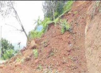 ചെറുകുന്നിൽ കനത്ത മഴയിൽ മണ്ണിടിച്ചിൽ; വീടുകൾക്ക് ഭീഷണി landslide in wayanad