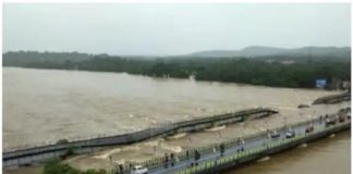Water Level Increased In Bharathappuzha in Heavy Rain