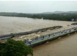 Water Level Increased In Bharathappuzha in Heavy Rain