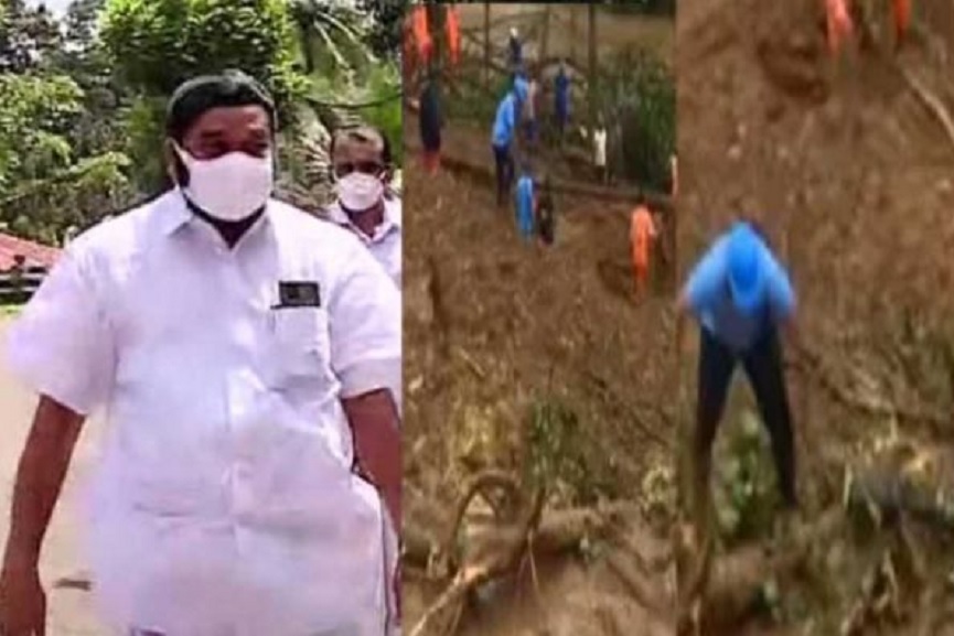 vn vasavan vn vasavan on koottickal landslide