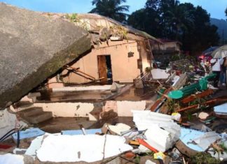 കനത്ത മഴയിൽ കണ്ണൂരിൽ വീട് തകർന്നു; കുടുംബം രക്ഷപ്പെട്ടത് തലനാരിഴയ്ക്ക് Heavy Rain in kerala