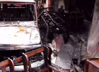 fire at furniture shop