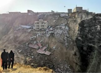landslide in china