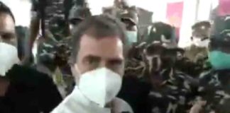 രാഹുലിനെ ലഖ്നൗ വിമാനത്താവളത്തിൽ തടഞ്ഞു Rahul-Gandhi-At-Lucknow-airport