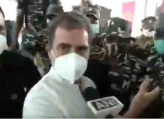 രാഹുലിനെ ലഖ്നൗ വിമാനത്താവളത്തിൽ തടഞ്ഞു Rahul-Gandhi-At-Lucknow-airport