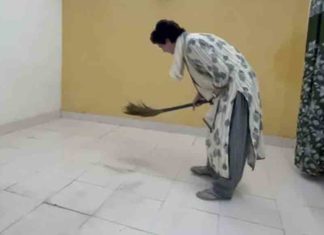 Priyanka-cleans-guesthouse-in-police-custody