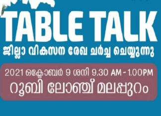 Table talk on October 9 - Kerala Muslim Jamaath