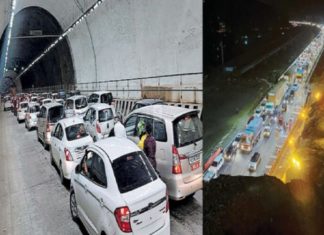 traffic jam in the kuthiran