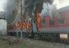 Rajdhani Express fire incident