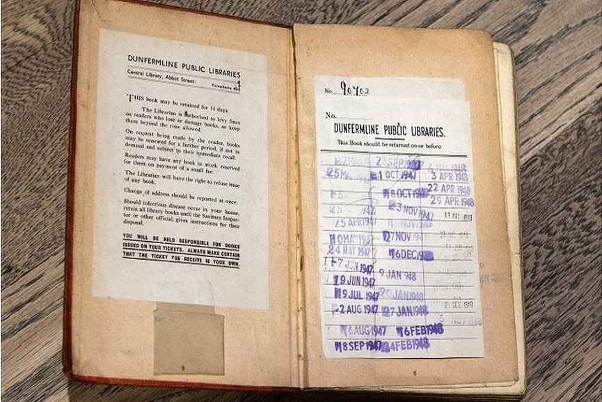 A library book returned 73 years later