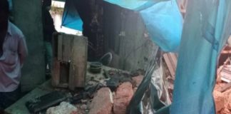 കണ്ണൂർ ചിറയ്ക്കലിൽ വീട് തകർന്ന് വീണ് ഒരാൾക്ക് പരിക്ക് house collapsed in Chirayakkal