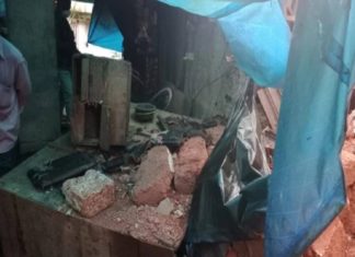 house collapsed in Chirayakkal