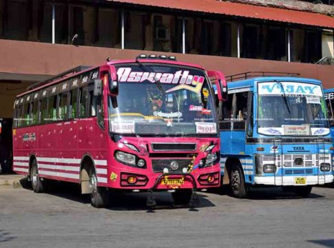 Private bus strike