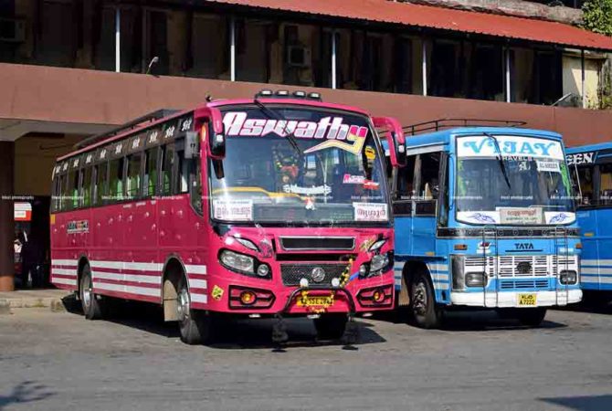 പ്രിയദർശിനി മൂലം പ്രതിസന്ധി; സംസ്ഥാനത്ത് നവംബർ മൂന്നുമുതൽ സ്വകാര്യ ബസ് സമരം Private bus strike